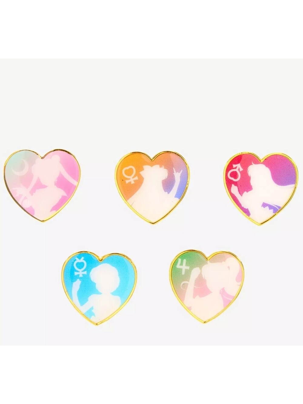 Sailor Moon Heart Silhouettes Blind Bag Enamel Pin